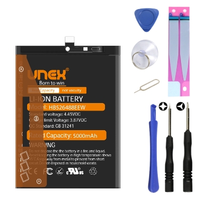 Picture of HUAWEI HB526488EEW Battery Replacement for HUAWEI P SMART 2021,Y7A,HONOR X10 Lite High Capacity Li-ion Polymer Battery Long lasting Backup.