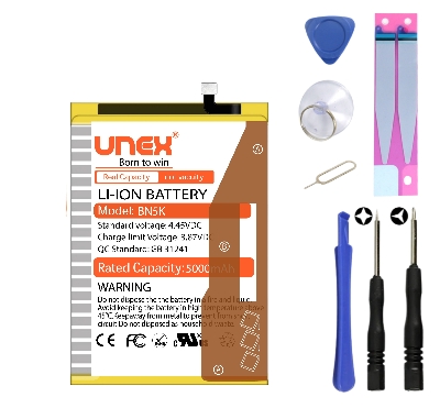 Picture of REDMI 12C,POCO C55,REDMI 11, 12C,POCO C55,REDMI 11A Battery Replacement for Redmi BN5K High Capacity Li-ion Polymer Battery Long lasting Backup.