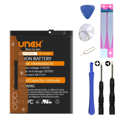 Picture of HUAWEI HB486686ECW Battery Replacement for HUAWEI Y9A,ENJOY 20 PLUS 5G High Capacity Li-ion Polymer Battery Long lasting Backup.