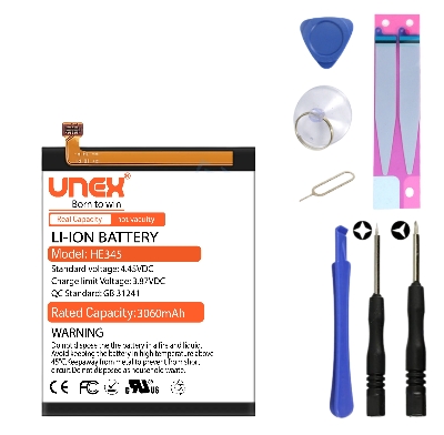 Picture of NOKIA 6.1, HE345 Battery Replacement for nokia 6.1 High Capacity Li-ion Polymer Battery Long lasting Backup.