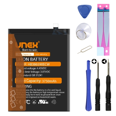 Picture of HUAWEI HB386590ECW Battery Replacement for HUAWEI HONOR 9X LITE High Capacity Li-ion Polymer Battery Long lasting Backup.