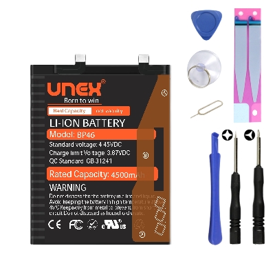 Picture of REDMI MI 12,BP46 Battery Replacement for Redmi MI 12 High Capacity Li-ion Polymer Battery Long lasting Backup.