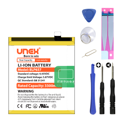 Picture of OPPO OnePlus 6,BLP657 Battery Replacement for OPPO OnePlus 6 High Capacity Li-ion Polymer Battery Long lasting Backup.
