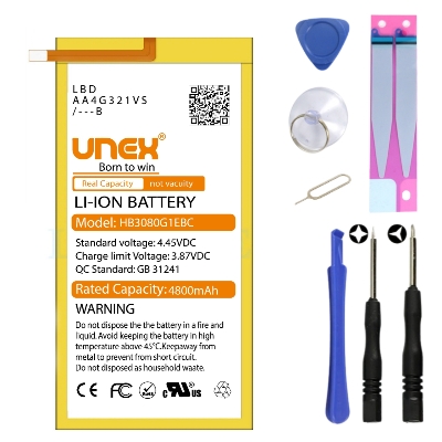 Picture of HUAWEI HB3080G1EBC Battery Replacement for HUAWEI MEDIAPAD T3 10 High Capacity Li-ion Polymer Battery Long lasting Backup.