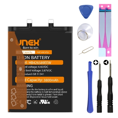 Picture of HUAWEI HB426589EEW Battery Replacement for HUAWEI huawei Nova 8 High Capacity Li-ion Polymer Battery Long lasting Backup.