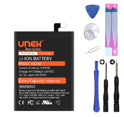 Picture of NOKIA 2,HE338 Battery Replacement for nokia 2 High Capacity Li-ion Polymer Battery Long lasting Backup.