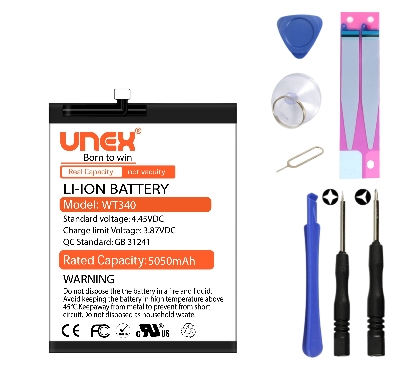 Picture of NOKIA 3,WT340 Battery Replacement for nokia 3 High Capacity Li-ion Polymer Battery Long lasting Backup.