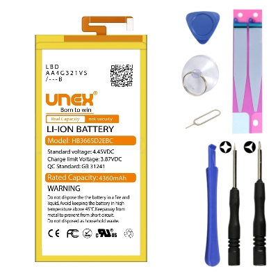 Picture of HUAWEI HB3665D2EBC Battery Replacement for HUAWEI P8 MAX High Capacity Li-ion Polymer Battery Long lasting Backup.