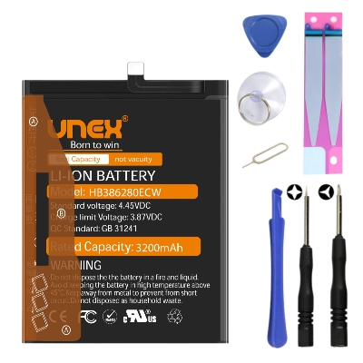 Picture of HUAWEI HB386280ECW Battery Replacement for HUAWEI P10,HONOR 9 High Capacity Li-ion Polymer Battery Long lasting Backup.