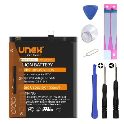 Picture of HUAWEI HB536378EEW Battery Replacement for HUAWEI P40 PRO,MATE 40,TECH M40,MATE 40E High Capacity Li-ion Polymer Battery Long lasting Backup.