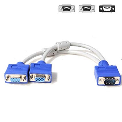 Picture of VGA Y cable -White - Black