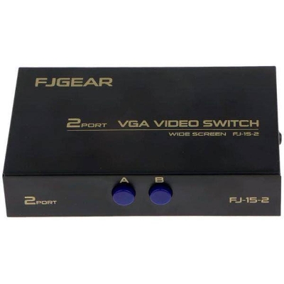 Picture of Printer Sharing Switch Hub for 2 PC - 1 Printer - Multicolor