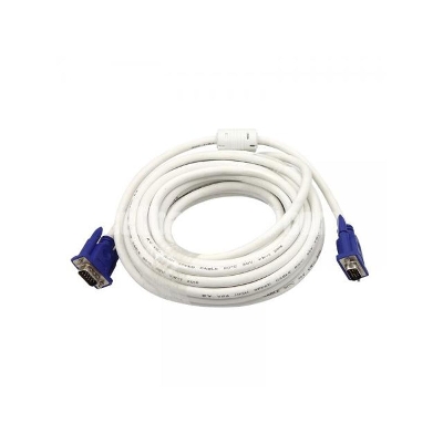 Picture of High quality VGA Cable  10m - White - Red