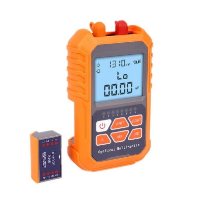 Picture of 4In1 Optical Power Meter Visual Fault Locator Network Cable Test Led Lighting Optical Fiber Tester 5Km Visual Fault Locator - rechargeable
