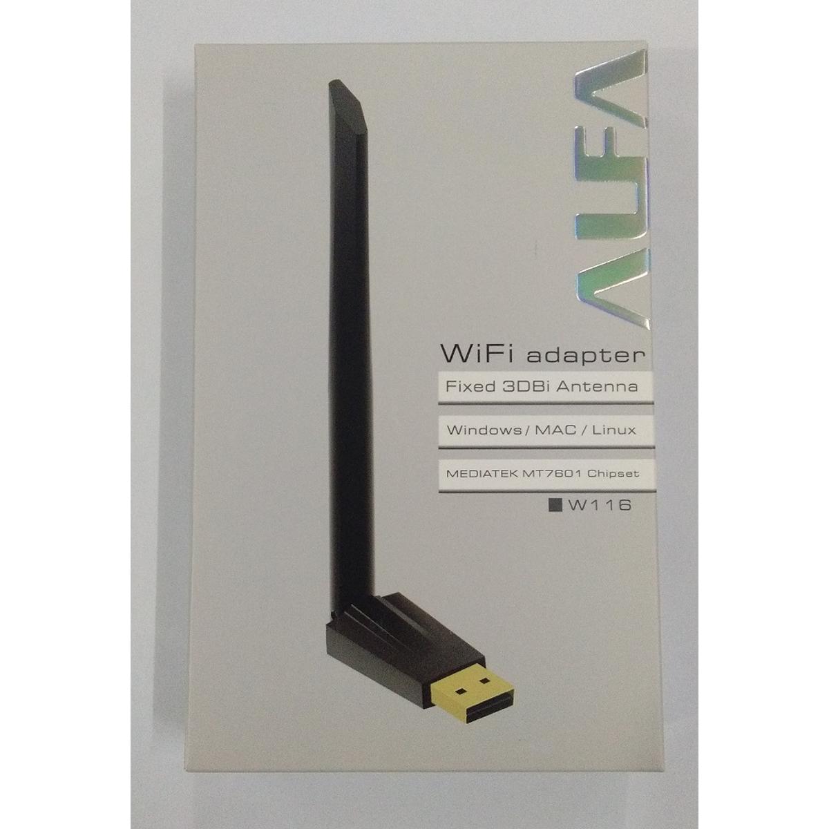 Picture of Aufa W115/W114/WU11 Net WiFi Fixed 3DBi Antenna Wireless-N USB Adapter