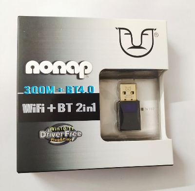 Picture of Nonap 300M WiFi + Bluetooth 4.0 2-in-1 USB Adapter