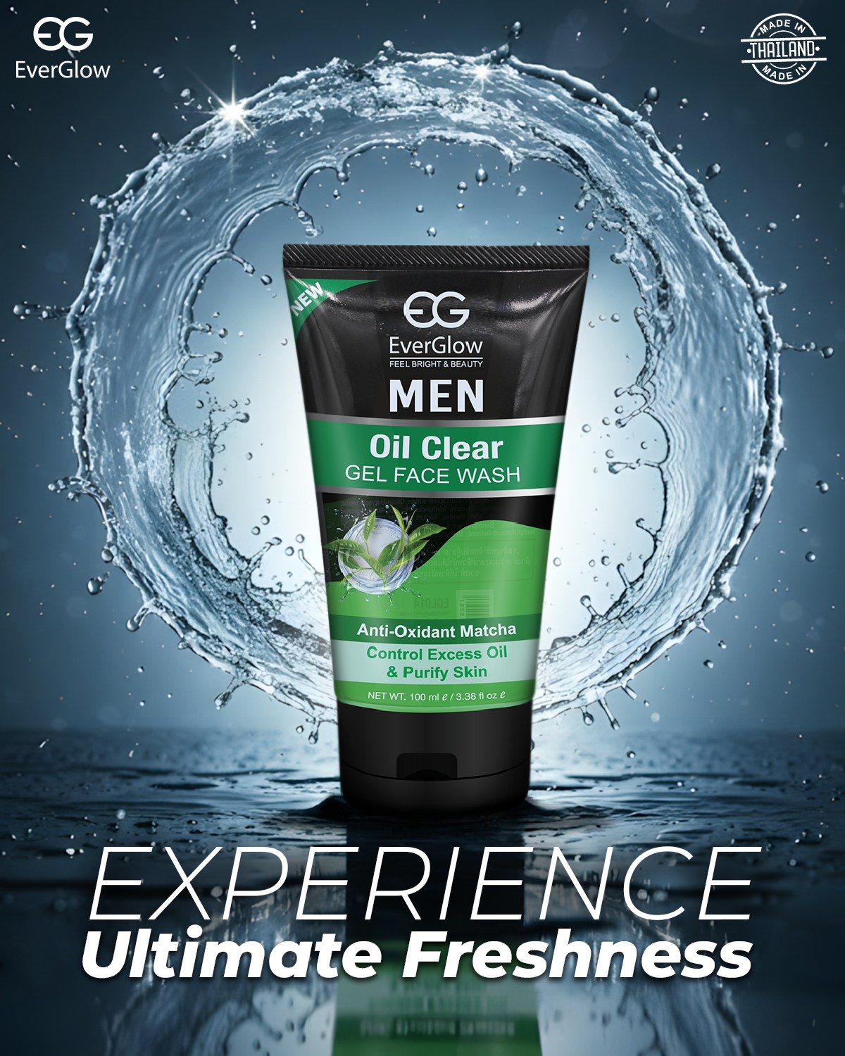 Picture of EVERGLOW Oil Clear Men FW Gel-100ml(EG)
