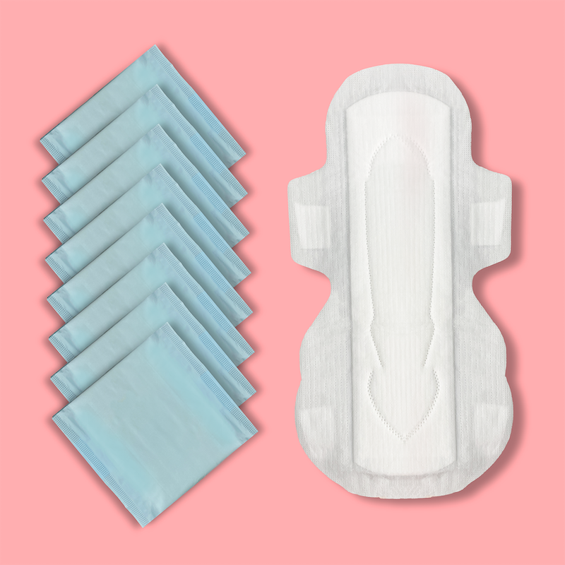 Picture of Venus Sanitary Napkin - Wings System - 100% Cotton - 330 MM - Combo of 8 Pack - 64 Pads