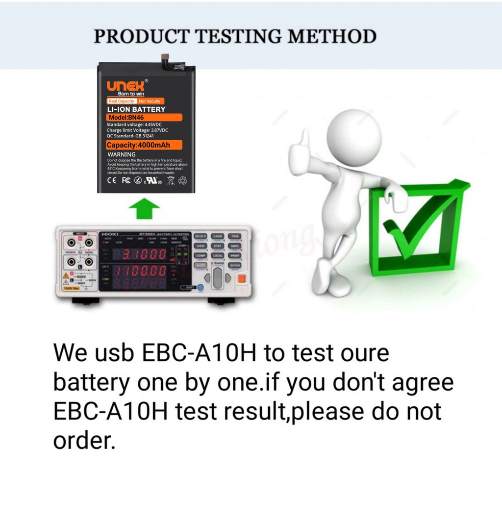 Picture of HUAWEI HB416683ECW Battery Replacement for HUAWEI NEXUS 6P High Capacity Li-ion Polymer Battery Long lasting Backup.