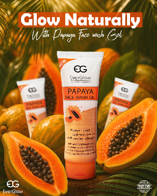 Picture of EVERGLOW PAPAYA GEL FACE WASH 100 ML