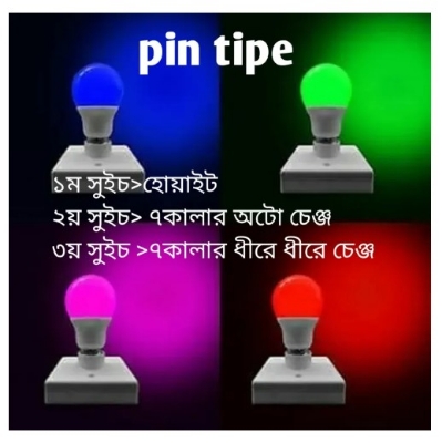 Picture of Auto Color Changing led light (7 color)(White)