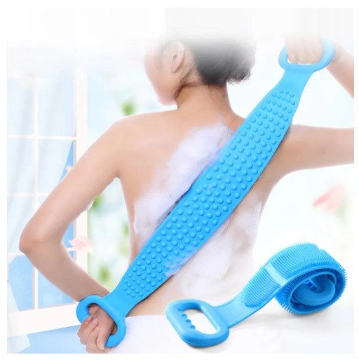 Picture of Silicone Bath Body Brush, Exfoliate Back Scrubber for Shower Massager/Shower/Back Scratcher/Body Skin Scrubber Deep Clean - bath sponge(Multicolor)