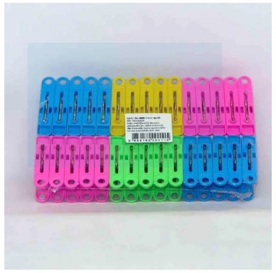 Picture of Plastic clothes clips, drying clips -30pcs(Multicolor)