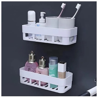 Picture of Bathroom Corner Storage Rack Organizer Toilet Bathroom Shower Shelf Storage(Multicolor)