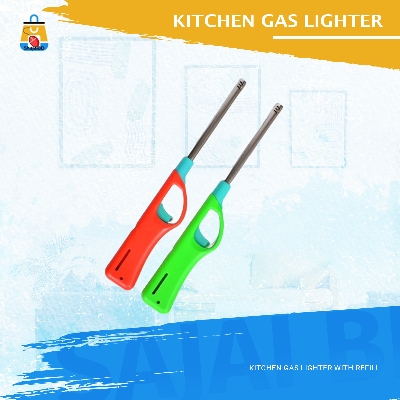 Picture of Kitchen Gas Lighter with Refill(Multicolor)