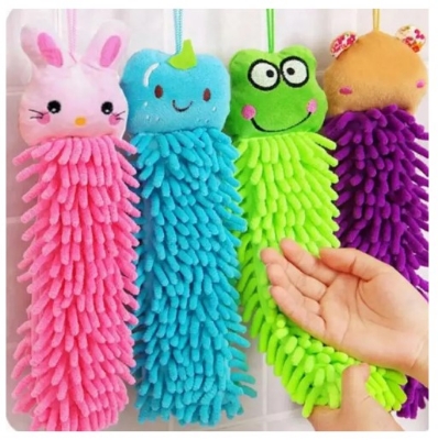 Picture of MICROFIBER HAND TOWEL WITH CARTOON HEAD(Multicolor)