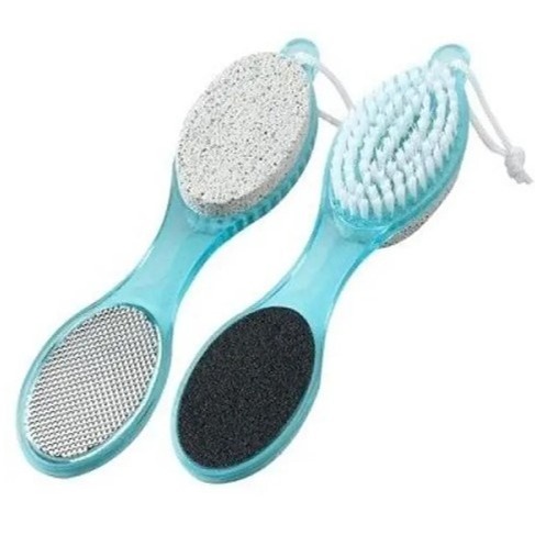 Picture of 4 Step Pedicure Paddle Multi-use Foot Care Brush Pumice Scrubber Scraper(Multicolor)