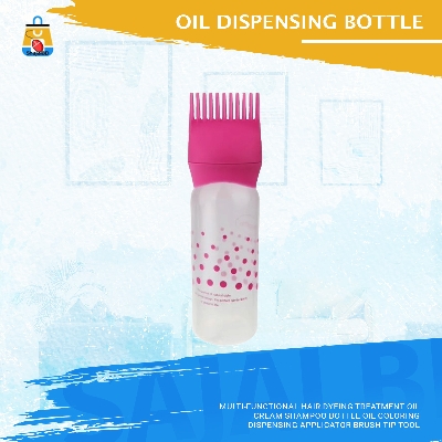 Picture of Multi-functional Hair Dyeing Treatment Oil Cream Shampoo Bottle Oil Coloring Dispensing Applicator Brush Tip Tool(Multicolor)