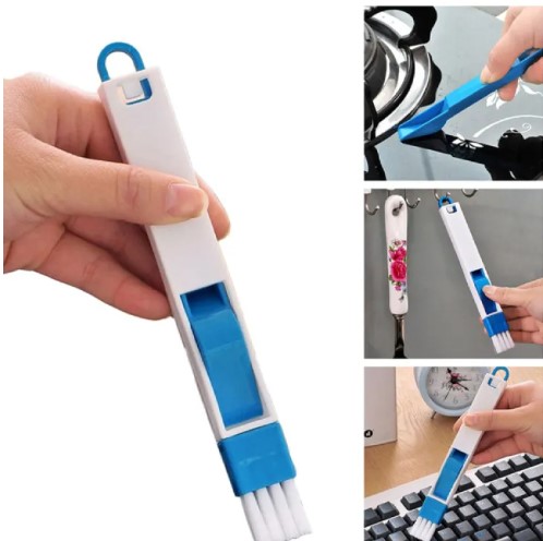 Picture of Multipurpose Window Door Keyboard Cleaning Brush Cleaner+Dustpan 2 In 1 Tool(White)