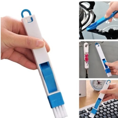 Picture of Multipurpose Window Door Keyboard Cleaning Brush Cleaner+Dustpan 2 In 1 Tool(White)