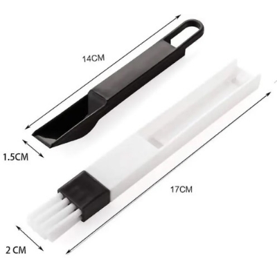 Picture of Multipurpose Window Door Keyboard Cleaning Brush Cleaner+Dustpan 2 In 1 Tool(White)