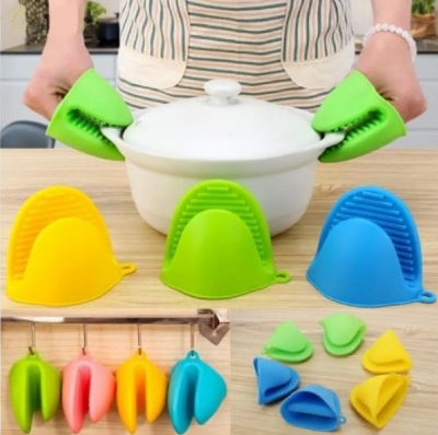 Picture of Grip Oven Pot Holder Silicone Glove-2 Pcs(Multicolor)