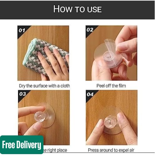 Picture of 5 pcs-Diamond Hooks Self Adhesive Drawer Hook Pull Push Hook Drawer Cabinet Hook(White)