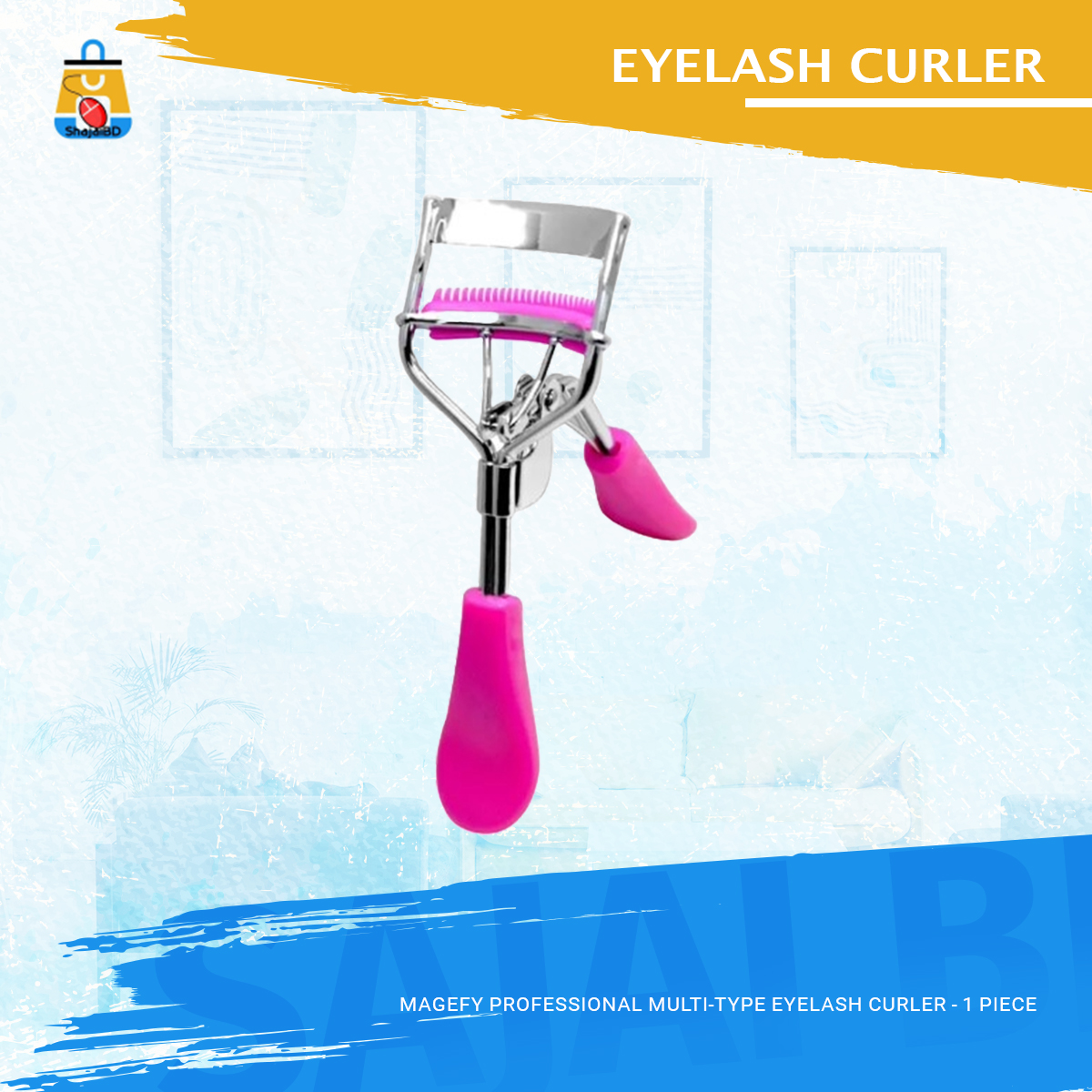 Picture of Magefy Professional Multi-Type Eyelash Curler - 1 Piece(Multicolor)