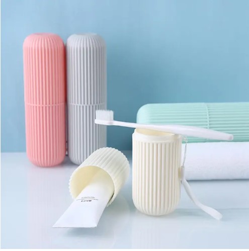 Picture of Tooth brush holder - Portable Toothbrush & Toothpaste Holder Storage Box(Multicolor)