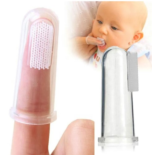Picture of Silicone Baby Finger Tooth Brush(Aqua)