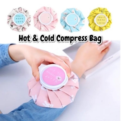 Picture of Ice Bag Therapy to Reduce Knee Head Leg Injury Pain Relief First Aid Cooler Bags Multipurpose Keep Warm Hot-water Bag(Multicolor)