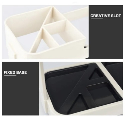 Picture of Toothbrush Box Holder 1 Cup Bathroom Storage Toilet Two Removable Toothbrush Box(White)