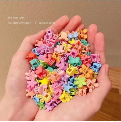Picture of Stylish 50 Piece Small Size Hair Clip And Hair Accessories For Children Import From China(Multicolor)