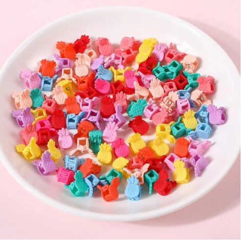 Picture of Stylish 50 Piece Small Size Hair Clip And Hair Accessories For Children Import From China(Multicolor)