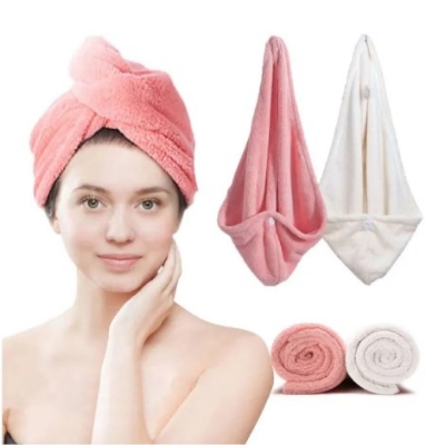 Picture of Dry Hair Cap Microfiber Quick Towel Magic Hair Towel Wrap for Women Absorbent Towel(Multicolor)