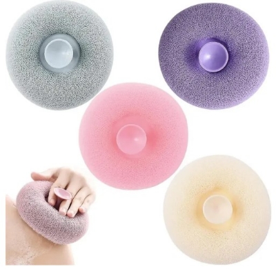 Picture of shower puff pure bath pouf luxurious exfoliation sponge for smooth skin(Multicolor)