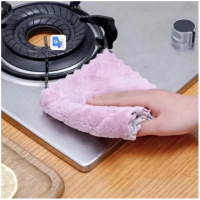 Picture of 5 piece-Microfiber double-sided Kitchen Dish cloth Towel(Multicolor)