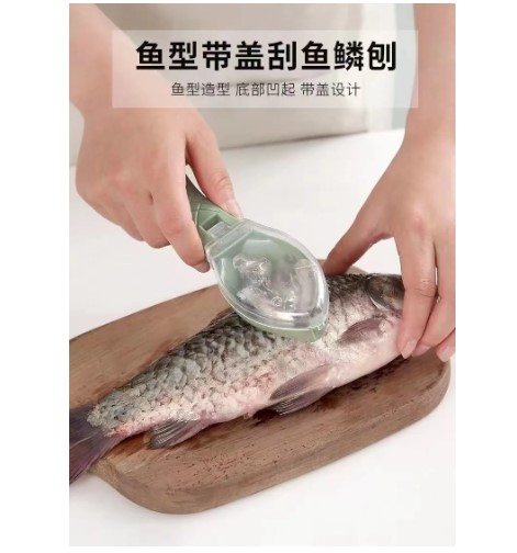 Picture of Fish Scraping Fishing Scale Brush Graters - Efficient And Fast Fish Cleaning Tool,(Multicolor)