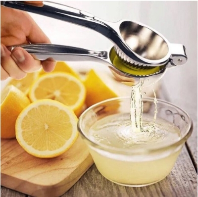 Picture of Fruit Press Manual Juicer Hand Juice Press Squeezer Fruit Juicer Extractor(Silver)