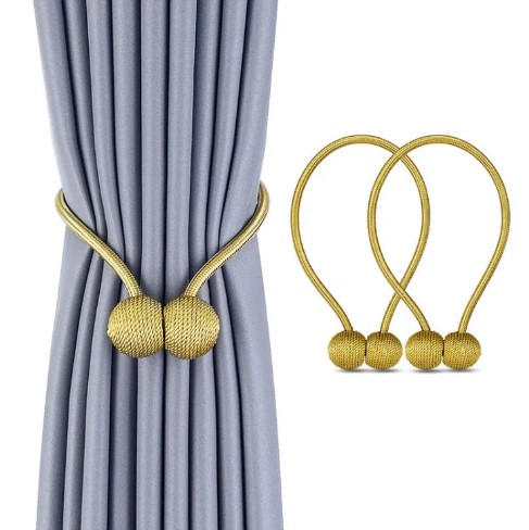 Picture of 1 piece -Magnetic Curtain Tiebacks Convenient Drape Tie(Multicolor)